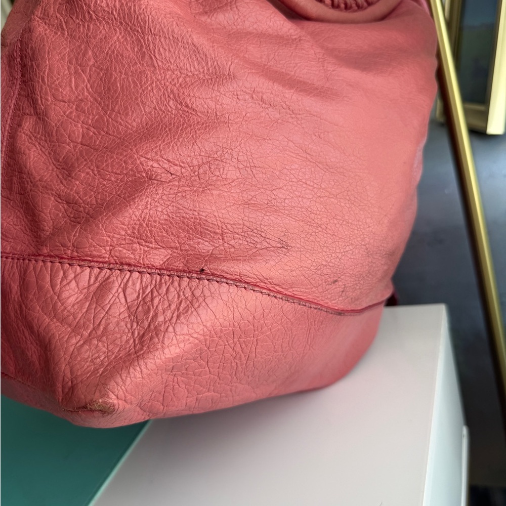 Balenciaga City Pink Leather Motorcycle bag - Picture 5 of 15